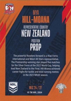 2024 NRL Traders Titanium - World In League Copper #WLC24 Mya Hill-Moana Back